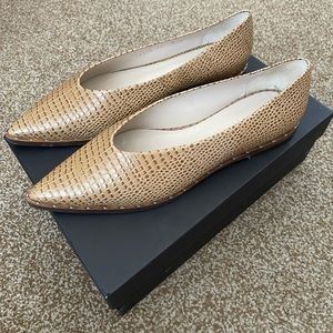 Freda Salvador Tan Textured Flats